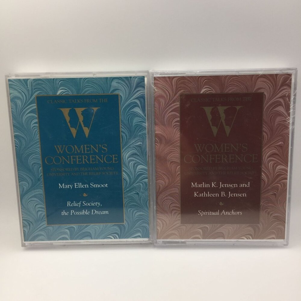 BYU Womens Conference Set 2 Audio Cassette Tape Relief Society Spiritual Anchors